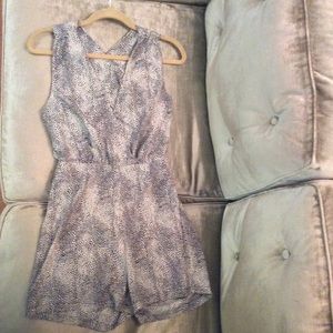 Olivaceous Printed Romper